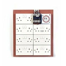 12+2 Way Contactor Board with 24 Hour Timer