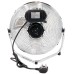 12" 30cm 3 Speed 55W Metal Chrome Floor Fan