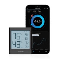 AC Infinity Cloudcom B2, Smart Thermo-Hygrome...