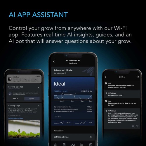 thumbnail interactive-video image 1 of AC Infinity CO2 + Light Sensor - Smart Environmental Controller For Grow Spaces With AI Learning & Scheduling 1 of 6