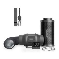 Air Filtration Kit Pro 6" 150mm, Inline Fan With WIFI Smart Controller, Carbon Filter & Ducting Combo