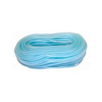 Airhose 4x6mm - 25m long (Transparent Blue Silicone)