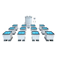 ALIEN FLOOD & DRAIN 12 Pot (4 row) 30L PRO Silver Series