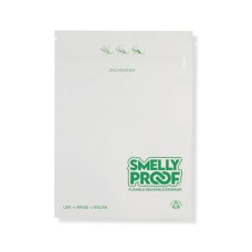 Smelly Proof Child Resistant White Storage Bags