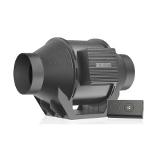 CLOUDLINE H4, Inline Fan with Speed Controller for Fungiculture, IP-65 Rated 4" 100mm