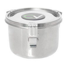 CVault Stainless Steel Holder With Boveda Humidity Pack Medium .50 Litres