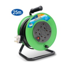 Extension Reel 25m 4 Sockets