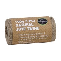 Garland 100g 3 Ply Natural Jute Twine - Approx 60m
