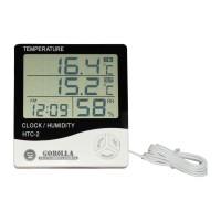 Gorilla Min/Max Thermo Hygrometer with Probe