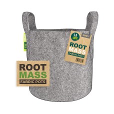 RootMASS Grey Fabric Pots 3.8L to 56L