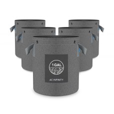 Heavy Duty Fabric Pots, 1 Gallon, 5 Pack