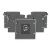 Heavy Duty Reusable Square Fabric Pots, 3 Gal...