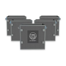 Heavy Duty Reusable Square Fabric Pots, 5 Gallon, 5-Pack Heavy Duty Reusable Square Fabric Pots, 5 Gallon, 5-Pack