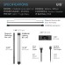 Ionbeam U4, Targeted Spectrum Uv Led Grow Light Bars, 4-Bar Kit, 11-Inch
