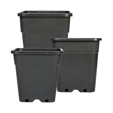 IV:XX Square Heavy Duty Plant Pots 7L to 25L