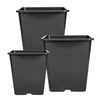 IV:XX Square Hobby Plant Pots 5.6L to 25L