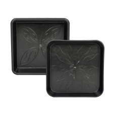 IV:XX Square Plastic Pot Saucers 25cm & 29cm