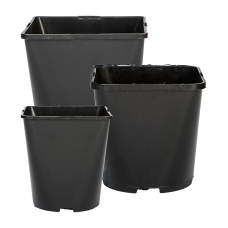 IV:XX Square Round Hobby Plant Pots 1L to 5L