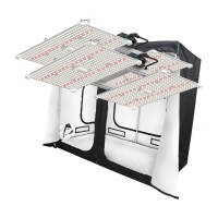 LightHouse WHITE 2.4m x 1.2m LED Tent Bundle