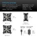 Multifan S1, Quiet USB Cooling Fan, 80MM Multifan S1, Quiet USB Cooling Fan, 80MM