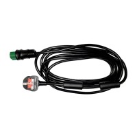 Power Cord Black 2.5m Wieland UK