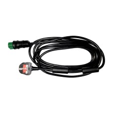 Power Cord Black 2.5m Wieland UK