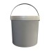 Sealable 20L Bucket with Handle (Grey)