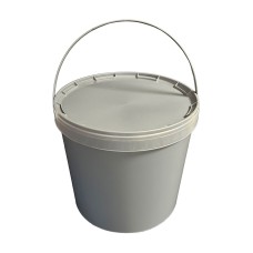 Sealable 17L Bucket with Handle (Grey)