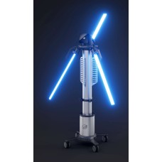 UV Tower 3 Wands (UVC + UVB bulbs) + PCO Sanitizer, 160w: Direct UV + PCO Technology