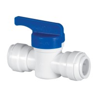 HydroLogic 1/2" QC x 1/2" QC Inline Shut Off Valve