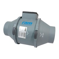 RAM Mix Flow Inline Fans with IEC Lead