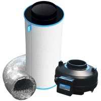 6" 150mm RVK Fan & RAM Air Carbon Filter Kit (428m³/hr)