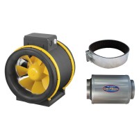 10" 250mm Max-Fan PS AC with 250mm Silencer and Fast Clamps