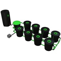 XL 8 Pot Deep Water Culture DWC System