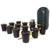 DWC 12 Potz System with 250L Tank