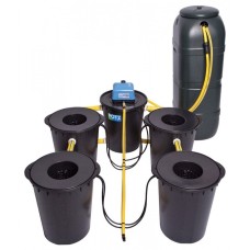 DWC 4 Potz System with 100L Tank