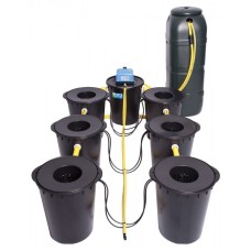 DWC 6 Potz System with 100L Tank