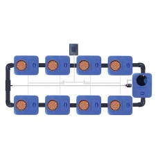 Supergro Underflo RDWC 8 Pot 2 Channel System