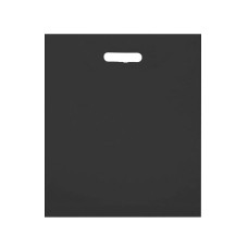 Black Carrier Bag Large - 15" x 18" (500 Pack)