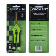 Grow Bitz Titanium Straight Scissors