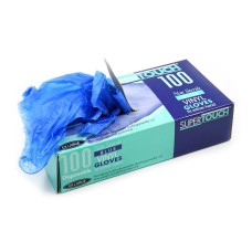 Box 100 Blue Vinyl Gloves