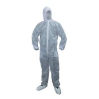 Guard Master+ Disposable White Coverall - Large