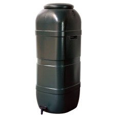 100L Slimline Water Butt Including Lid and 13mm Tap