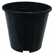Round Black 3 Litre Pot
