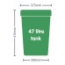 47 Litre Tank Inc. Lid & Top Hat Grommet - Green