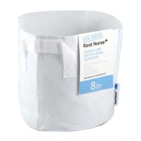 Root Nurse Ice White Fabric Pots