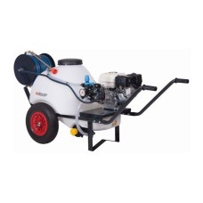 Comet Trolley Sprayer Petrol 120l 4 Stroke High Pressure Lance 40m Hose with Reel