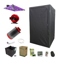 120 x 120 x 200cm 300W Lumatek Organic Grow Tent Kit