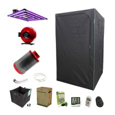 120 x 120 x 200cm 300W Lumatek Organic Grow Tent Kit