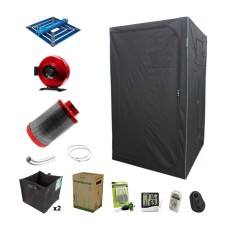 120 x 120 x 200cm 300W Maxibright Organic Grow Tent Kit